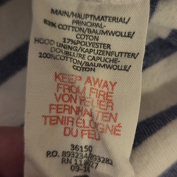 Mini Boden Terrycloth Swim Cover Up Hoodie Dress Girls 7-8 Years Old Rainbow - Picture 5 of 6